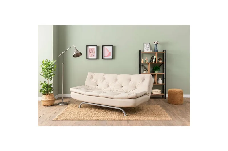 Soren Bäddsoffa 3-sits - Beige - Möbler - Soffa - Bäddsoffa - 3 sits bäddsoffa
