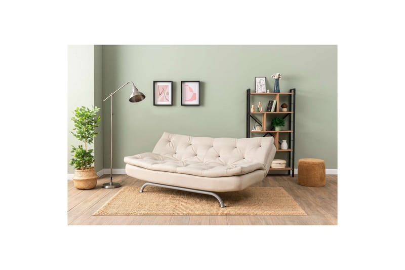 Soren Bäddsoffa 3-sits - Beige - Möbler - Soffa - Bäddsoffa - 3 sits bäddsoffa