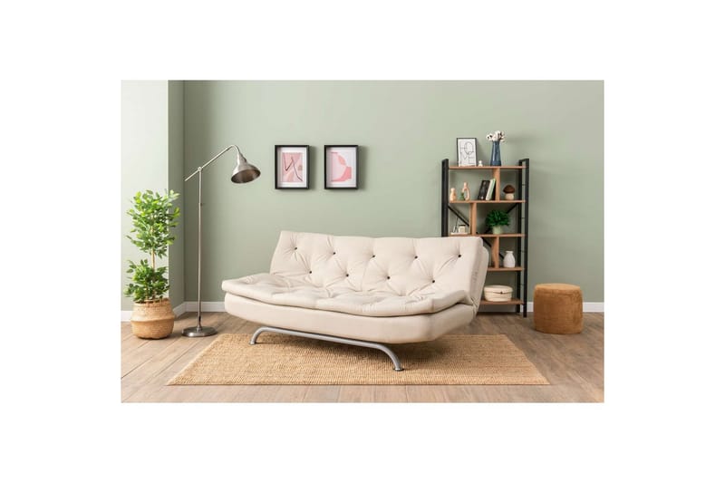 Soren Bäddsoffa 3-sits - Beige - Möbler - Soffa - Bäddsoffa - 3 sits bäddsoffa