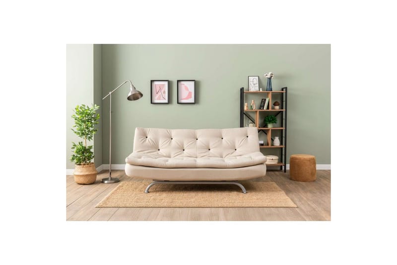 Soren Bäddsoffa 3-sits - Beige - Möbler - Soffa - Bäddsoffa - 3 sits bäddsoffa