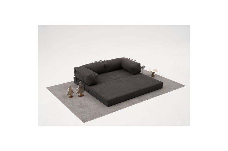 Sufian Bäddsoffa 2-sits - Antracit - Möbler - Soffa - Bäddsoffa - 2 sits bäddsoffa