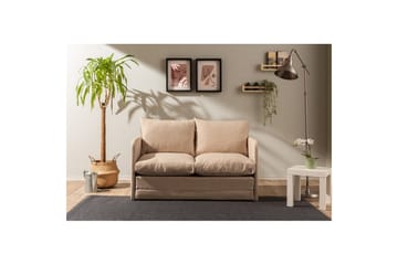 Sufian Bäddsoffa 2-sits - Beige - Möbler - Soffa - Bäddsoffa - 2 sits bäddsoffa