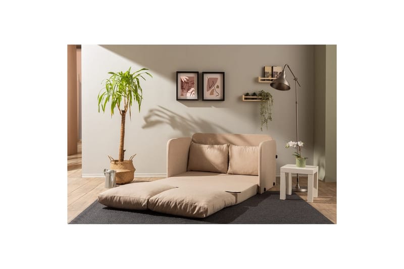 Sufian Bäddsoffa 2-sits - Beige - Möbler - Soffa - Bäddsoffa - 2 sits bäddsoffa