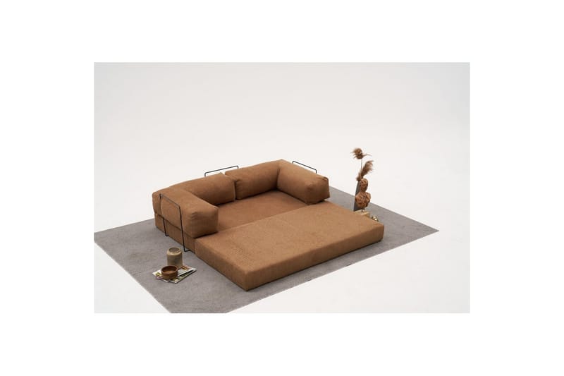 Sufian Bäddsoffa 2-sits - Chokladbrun - Möbler - Soffa - Bäddsoffa - 2 sits bäddsoffa