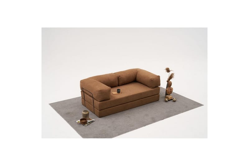 Sufian Bäddsoffa 2-sits - Chokladbrun - Möbler - Soffa - Bäddsoffa - 2 sits bäddsoffa