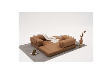 Sufian Bäddsoffa 2-sits - Chokladbrun - Möbler - Soffa - Bäddsoffa - 2 sits bäddsoffa