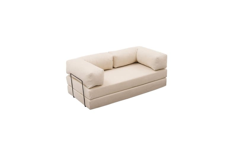 Sufian Bäddsoffa 2-sits - Cremevit - Möbler - Soffa - Bäddsoffa - 2 sits bäddsoffa