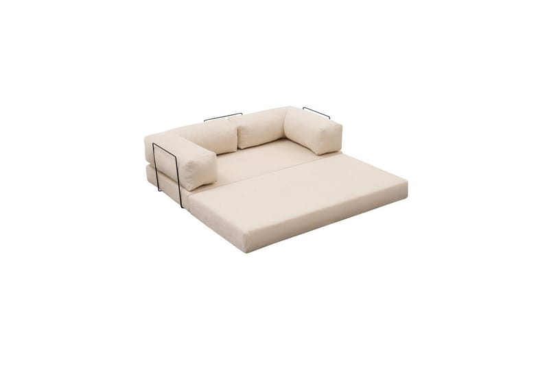 Sufian Bäddsoffa 2-sits - Cremevit - Möbler - Soffa - Bäddsoffa - 2 sits bäddsoffa