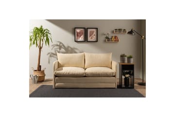 Sufian Bäddsoffa 2-sits - Cremevit - Möbler - Soffa - Bäddsoffa - 2 sits bäddsoffa