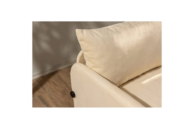 Sufian Bäddsoffa 2-sits - Cremevit - Möbler - Soffa - Bäddsoffa - 2 sits bäddsoffa
