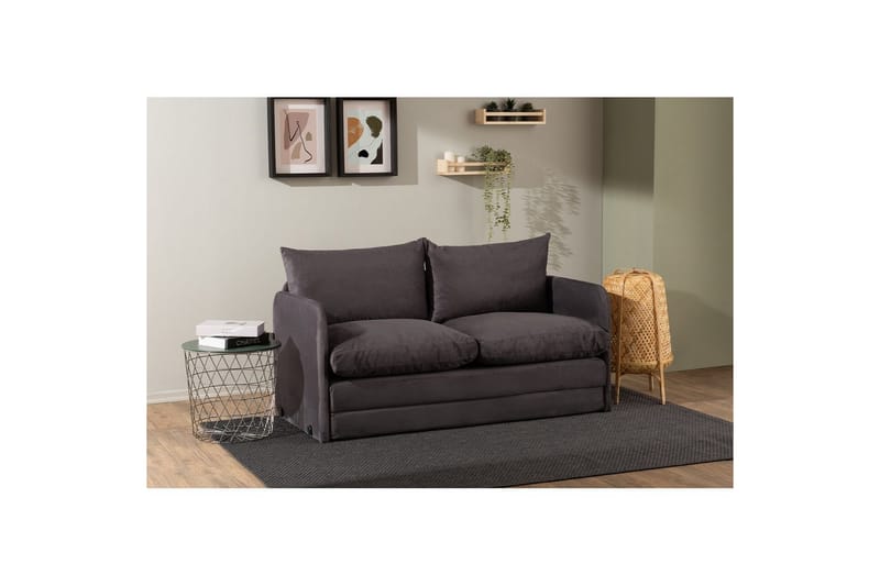 Sufian Bäddsoffa 2-sits - Grå - Möbler - Soffa - Bäddsoffa - 2 sits bäddsoffa