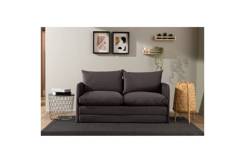 Sufian Bäddsoffa 2-sits - Grå - Möbler - Soffa - Bäddsoffa - 2 sits bäddsoffa