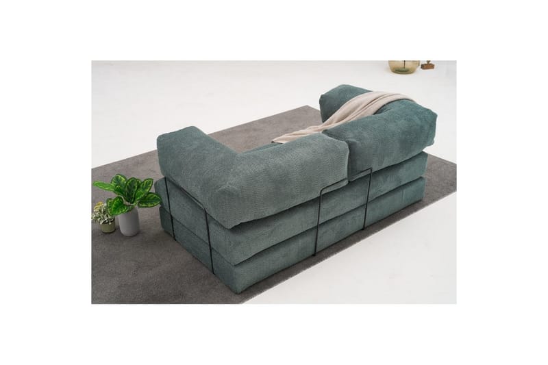 Sufian Bäddsoffa 2-sits - Grön - Möbler - Soffa - Bäddsoffa - 2 sits bäddsoffa