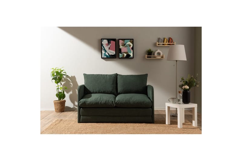Sufian Bäddsoffa 2-sits - Grön - Möbler - Soffa - Bäddsoffa - 2 sits bäddsoffa