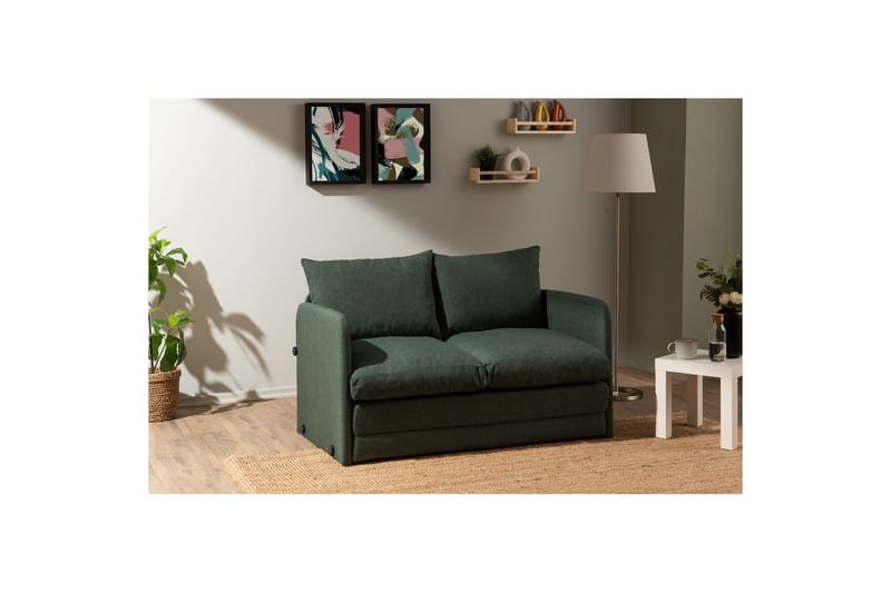Sufian Bäddsoffa 2-sits - Grön - Möbler - Soffa - Bäddsoffa - 2 sits bäddsoffa