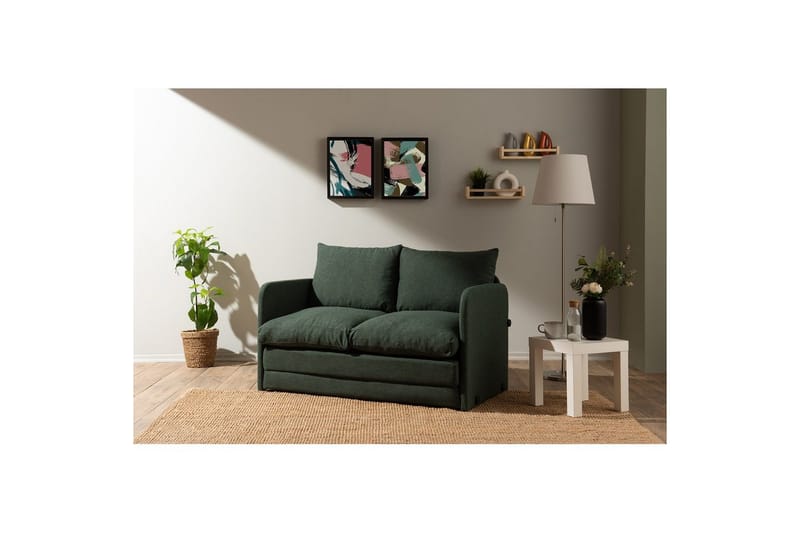 Sufian Bäddsoffa 2-sits - Grön - Möbler - Soffa - Bäddsoffa - 2 sits bäddsoffa