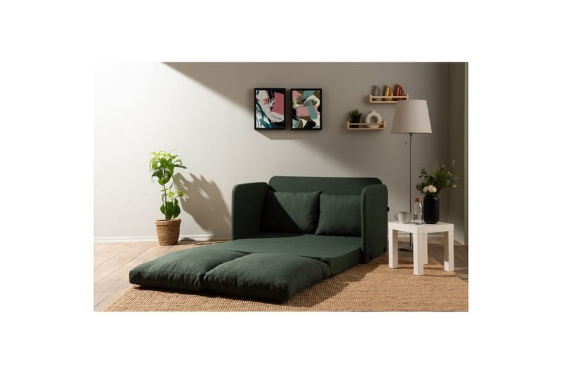 Sufian Bäddsoffa 2-sits - Grön - Möbler - Soffa - Bäddsoffa - 2 sits bäddsoffa
