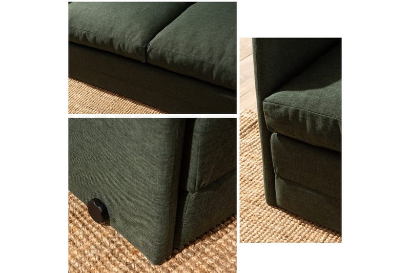 Sufian Bäddsoffa 2-sits - Grön - Möbler - Soffa - Bäddsoffa - 2 sits bäddsoffa
