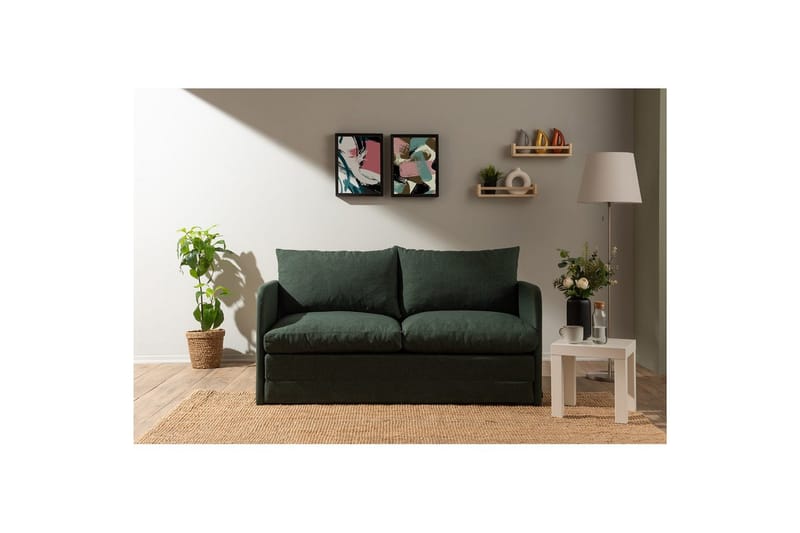 Sufian Bäddsoffa 2-sits - Grön - Möbler - Soffa - Bäddsoffa - 2 sits bäddsoffa