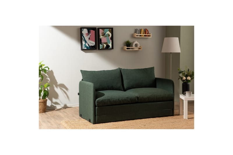 Sufian Bäddsoffa 2-sits - Grön - Möbler - Soffa - Bäddsoffa - 2 sits bäddsoffa