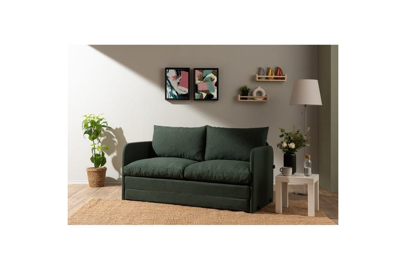 Sufian Bäddsoffa 2-sits - Grön - Möbler - Soffa - Bäddsoffa - 2 sits bäddsoffa