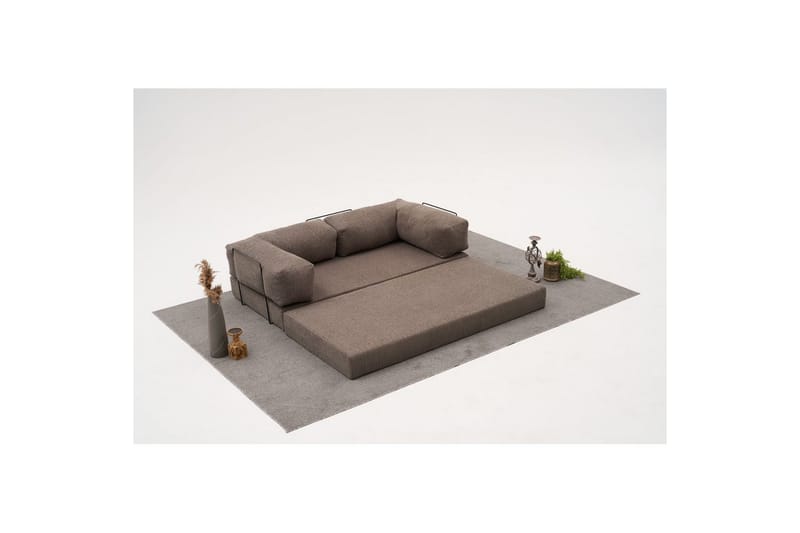 Sufian Bäddsoffa 2-sits - Ljusgrå - Möbler - Soffa - Bäddsoffa - 2 sits bäddsoffa