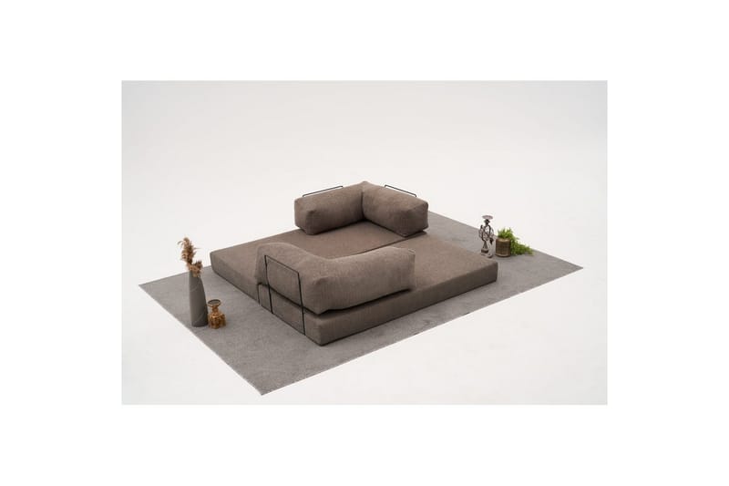 Sufian Bäddsoffa 2-sits - Ljusgrå - Möbler - Soffa - Bäddsoffa - 2 sits bäddsoffa