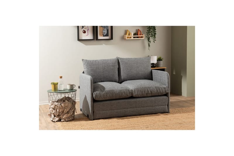 Sufian Bäddsoffa 2-sits - Ljusgrå - Möbler - Soffa - Bäddsoffa - 2 sits bäddsoffa