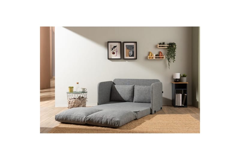 Sufian Bäddsoffa 2-sits - Ljusgrå - Möbler - Soffa - Bäddsoffa - 2 sits bäddsoffa