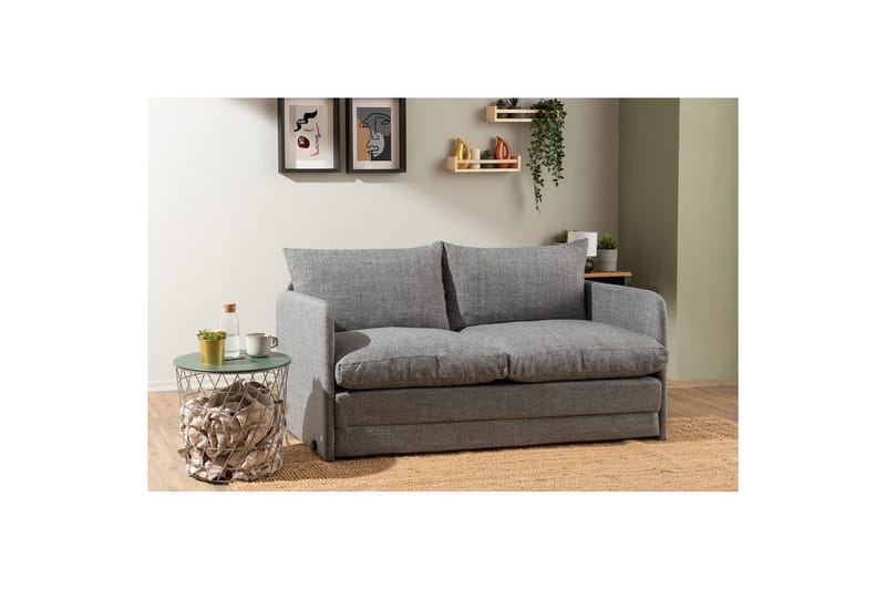 Sufian Bäddsoffa 2-sits - Ljusgrå - Möbler - Soffa - Bäddsoffa - 2 sits bäddsoffa