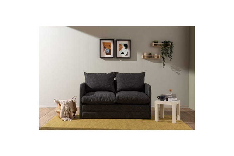Sufian Bäddsoffa 2-sits - Mörkgrå - Möbler - Soffa - Bäddsoffa - 2 sits bäddsoffa