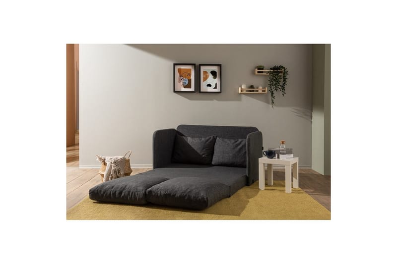 Sufian Bäddsoffa 2-sits - Mörkgrå - Möbler - Soffa - Bäddsoffa - 2 sits bäddsoffa