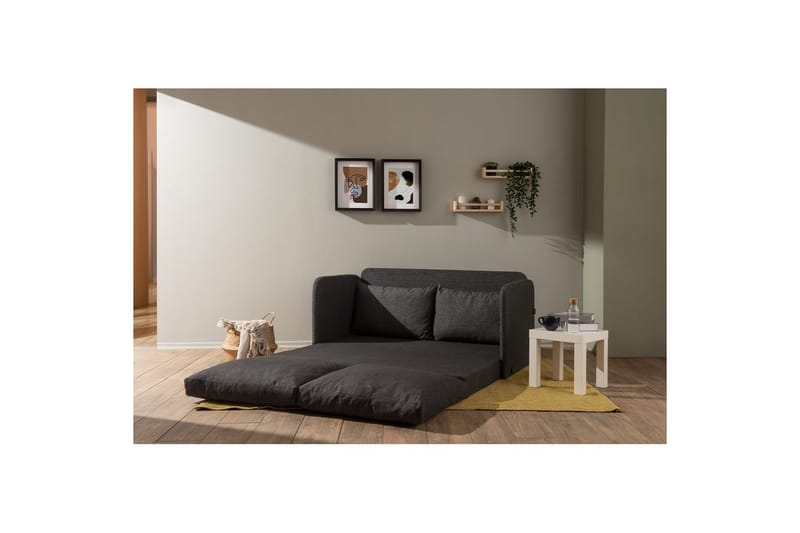 Sufian Bäddsoffa 2-sits - Mörkgrå - Möbler - Soffa - Bäddsoffa - 2 sits bäddsoffa