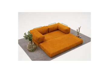 Sufian Bäddsoffa 2-sits - Orange - Möbler - Soffa - Bäddsoffa - 2 sits bäddsoffa