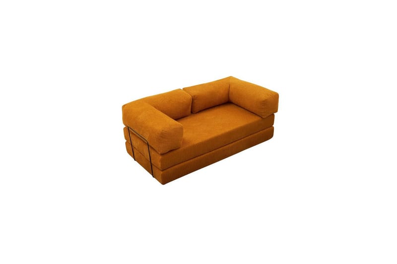 Sufian Bäddsoffa 2-sits - Orange - Möbler - Soffa - Bäddsoffa - 2 sits bäddsoffa