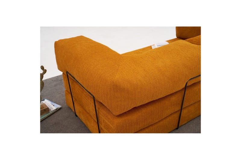 Sufian Bäddsoffa 2-sits - Orange - Möbler - Soffa - Bäddsoffa - 2 sits bäddsoffa