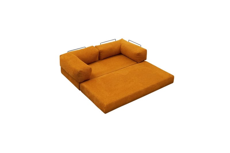 Sufian Bäddsoffa 2-sits - Orange - Möbler - Soffa - Bäddsoffa - 2 sits bäddsoffa