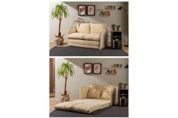 Sufian Bäddsoffa 2-sits - Taupe - Möbler - Soffa - Bäddsoffa - 2 sits bäddsoffa