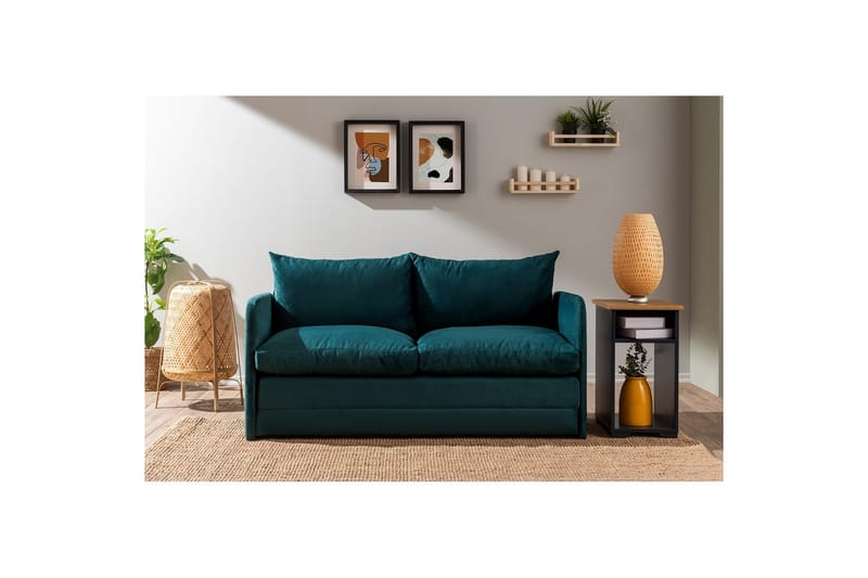 Sufian Bäddsoffa 2-sits - Turkos - Möbler - Soffa - Bäddsoffa - 2 sits bäddsoffa