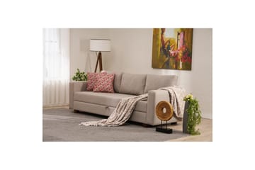 Sufian Bäddsoffa 3-sits - Beige - Möbler - Soffa - Bäddsoffa - 3 sits bäddsoffa