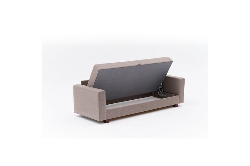 Sufian Bäddsoffa 3-sits - Brun - Möbler - Soffa - Bäddsoffa - 3 sits bäddsoffa