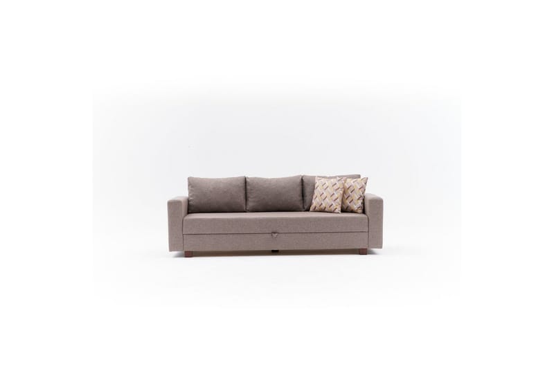 Sufian Bäddsoffa 3-sits - Brun - Möbler - Soffa - Bäddsoffa - 3 sits bäddsoffa