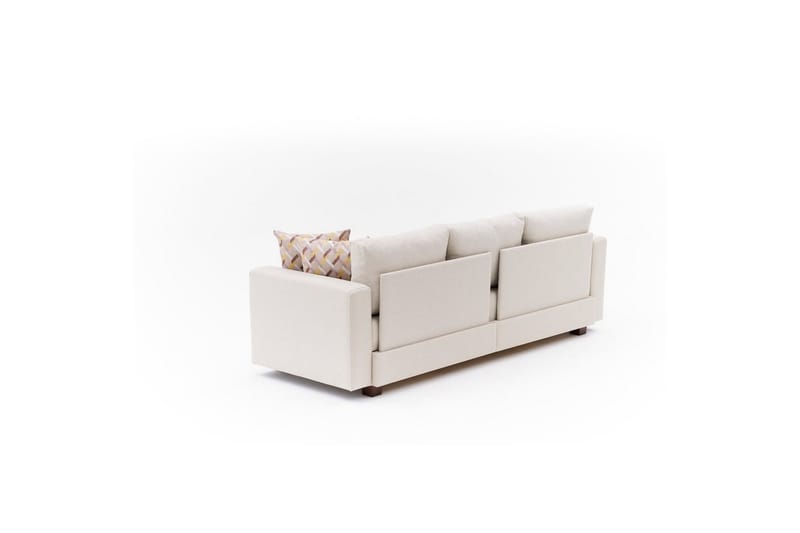 Sufian Bäddsoffa 3-sits - Cremevit - Möbler - Soffa - Bäddsoffa - 3 sits bäddsoffa