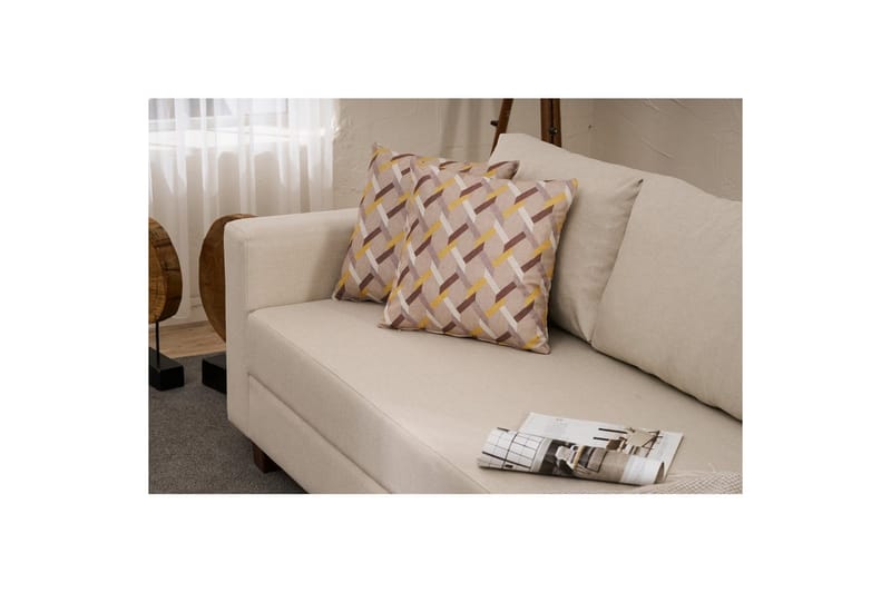 Sufian Bäddsoffa 3-sits - Cremevit - Möbler - Soffa - Bäddsoffa - 3 sits bäddsoffa