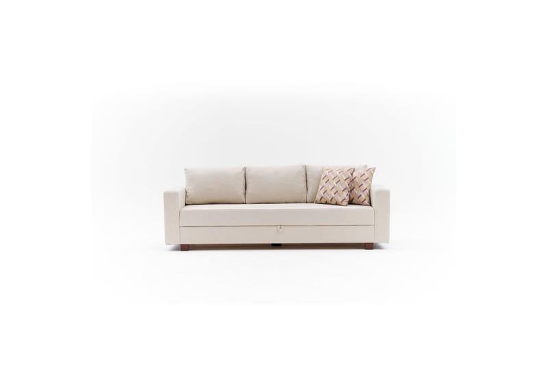 Sufian Bäddsoffa 3-sits - Cremevit - Möbler - Soffa - Bäddsoffa - 3 sits bäddsoffa