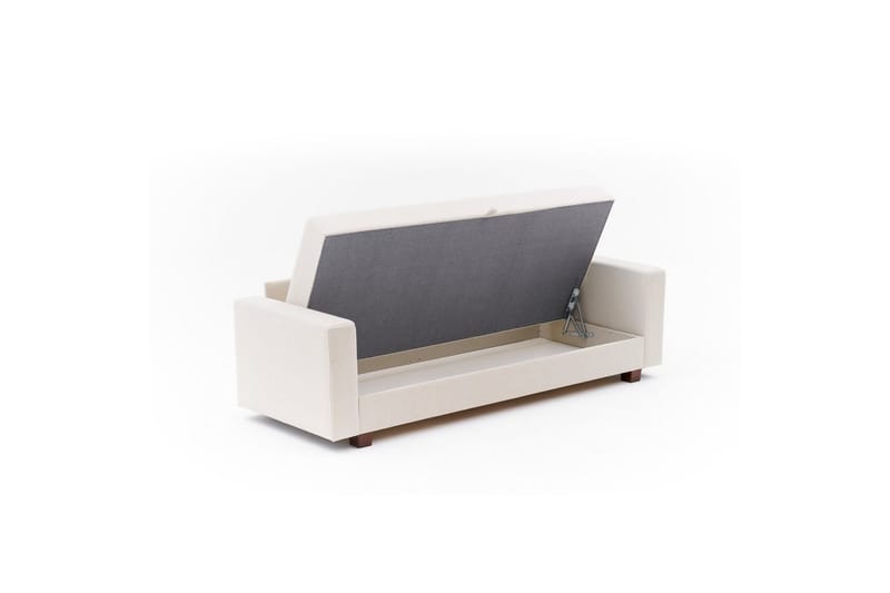 Sufian Bäddsoffa 3-sits - Cremevit - Möbler - Soffa - Bäddsoffa - 3 sits bäddsoffa