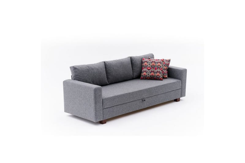 Sufian Bäddsoffa 3-sits - Grå - Möbler - Soffa - Bäddsoffa - 3 sits bäddsoffa