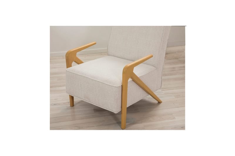 Sufian Bäddsoffa 3-sits - Ivory/Mediumfärgat trä - Möbler - Soffa - Bäddsoffa - 3 sits bäddsoffa