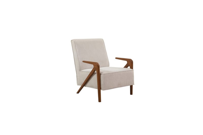 Sufian Bäddsoffa 3-sits - Mediumfärgat trä/Cremevit - Möbler - Soffa - Bäddsoffa - 3 sits bäddsoffa