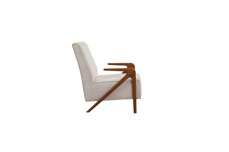 Sufian Bäddsoffa 3-sits - Mediumfärgat trä/Cremevit - Möbler - Soffa - Bäddsoffa - 3 sits bäddsoffa